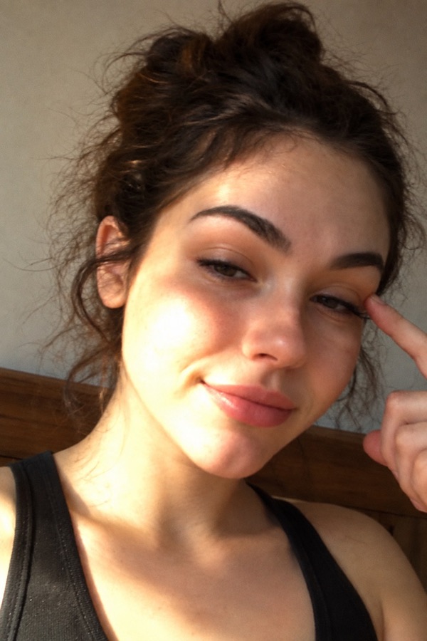The same selfie with Sun Kissed